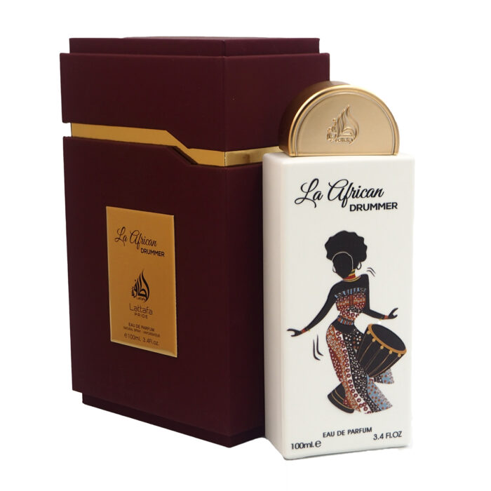 La African Drummer 100ml EDP by Lattafa Pride for Man & Women, Minyak Wangi Arab - Image 4
