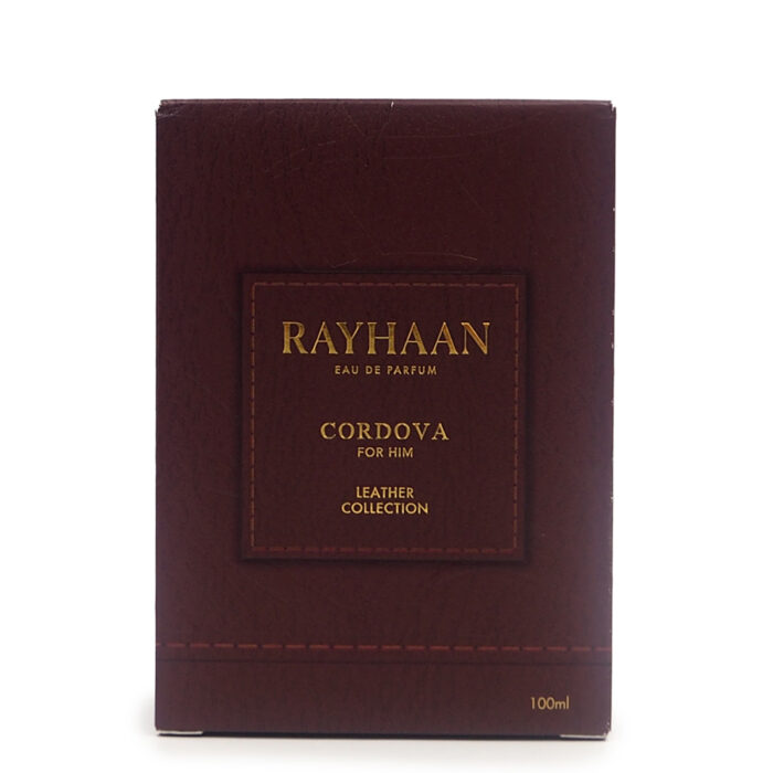 Cordova For Him Leather Collection Rayhaan Spray 100ml - Image 2