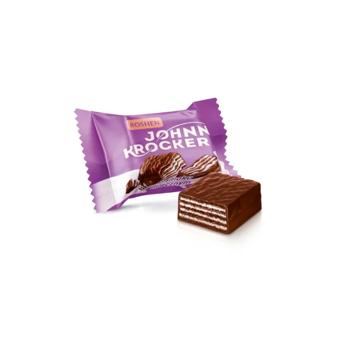 JOHNNY KROCKER MILK WAFERS WITH MILK CREAM IN CHOCOLATE (1KG ,500G ,250G)