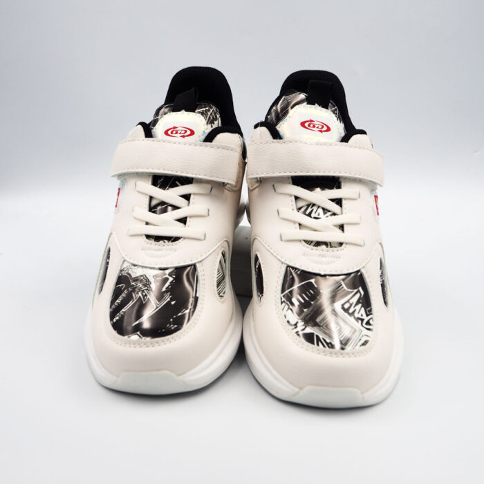 Fashion Girls Shoes Attractive Sneakers for Women - Wanita Non Slip Soft Sole, Velcro Closure (white cn78) - Image 2