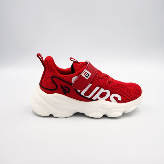 Children Light Weight Shoes, Boys & Girls Sport, Walk in, Casual Shoes, Breathable (red DN55) - Image 4