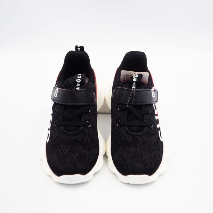 Children Light Weight Shoes, Boys & Girls Sport, Walk in, Casual Shoes Black, Breathable (DN55) - Image 2