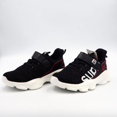 Children Light Weight Shoes, Boys & Girls Sport, Walk in, Casual Shoes Black, Breathable (DN55)