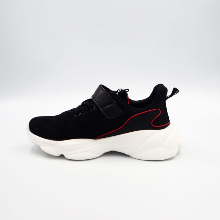 Children Light Weight Shoes, Boys & Girls Sport, Walk in, Casual Shoes Black, Breathable (DN55) - Image 4