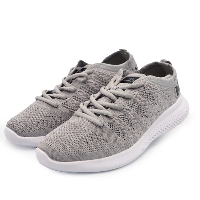 "Fabric Casual Sneakers for Girls - Women Fashion Sneakers Walk in Light Weight - (wl50-03-Gray) " - Image 2