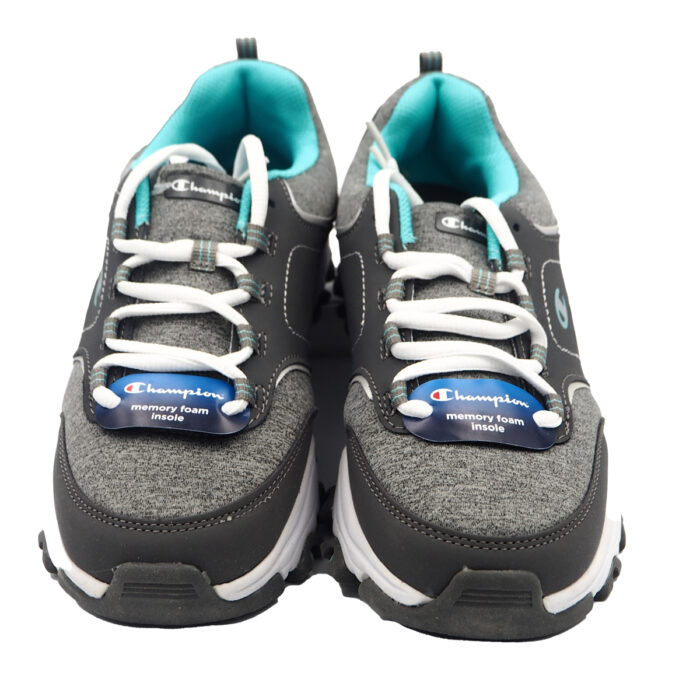 Champion Women's Margaret Grey Jersey Runner Running Lace-Up Shoes Sneakers Wide (Grey 169292-d11) - Image 2