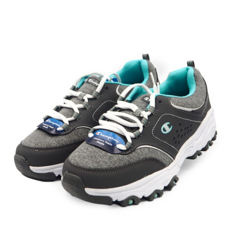 Champion Women's Margaret Grey Jersey Runner Running Lace-Up Shoes Sneakers Wide (Grey 169292-d11)