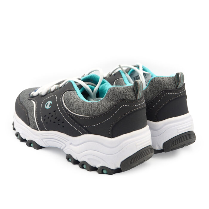 Champion Women's Margaret Grey Jersey Runner Running Lace-Up Shoes Sneakers Wide (Grey 169292-d11) - Image 4
