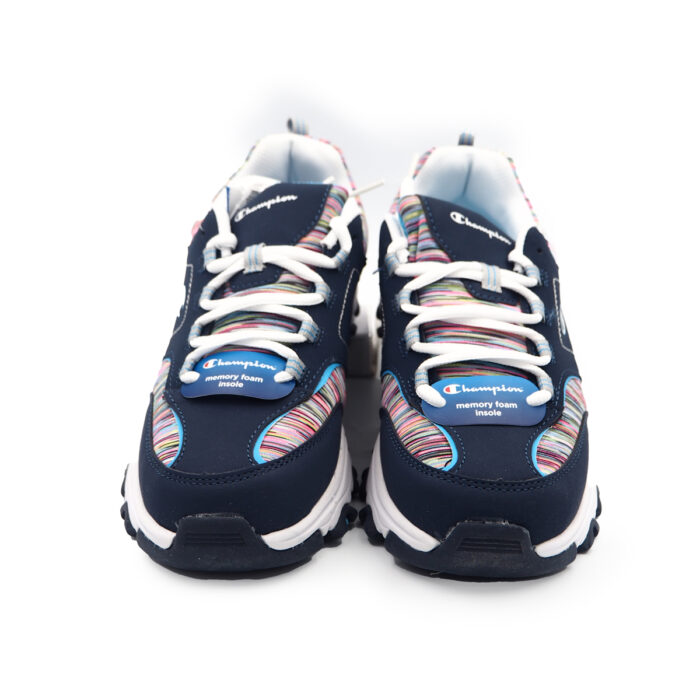 Champion Women's Margaret Stripe Jersey Runner Running Lace-Up Shoes Sneaker (179998-D11 Gray) - Image 2