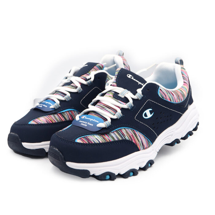 Champion Women's Margaret Stripe Jersey Runner Running Lace-Up Shoes Sneaker (179998-D11 Gray)