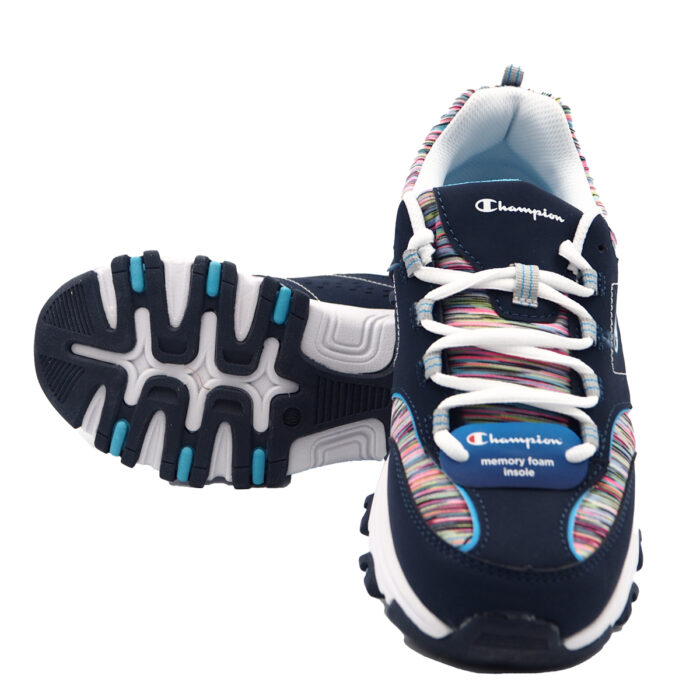 Champion Women's Margaret Stripe Jersey Runner Running Lace-Up Shoes Sneaker (179998-D11 Gray) - Image 5
