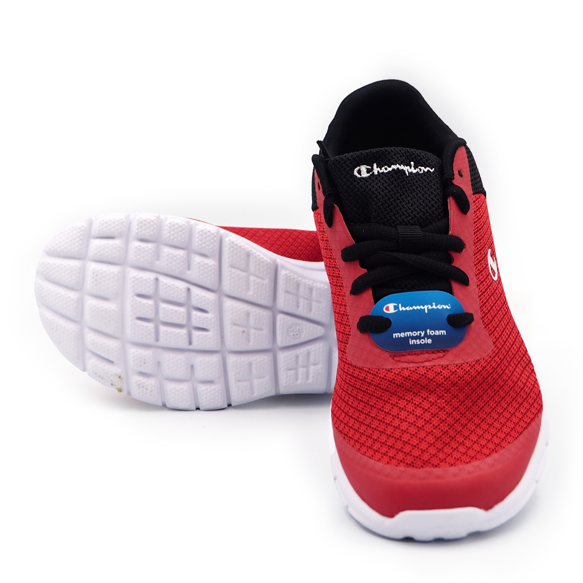 Champion Casual Sport Red Sneakers for Unisex , Extra Light Weight Training Shoes (174128-Red)