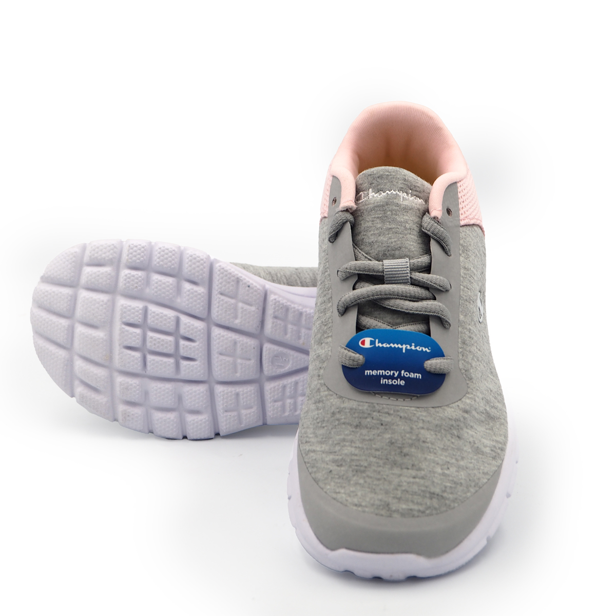 Champion Casual Sport Pink Sneakers for Girls , Women, Extra Light Weight Training Shoes( 181870-Gray-Pink)