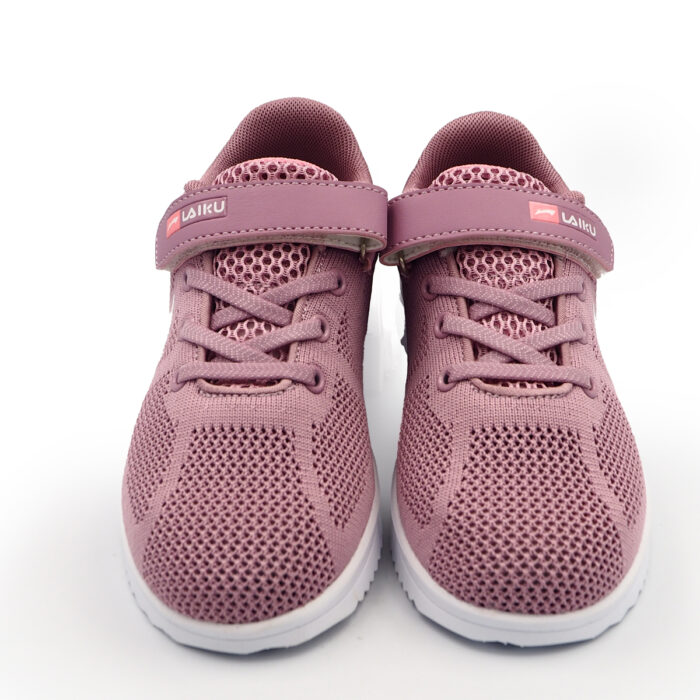 Boys & Girls Sports Mesh Breathable Shoes, Sneakers kasut sukan Pink (9215-Purble) - Image 2
