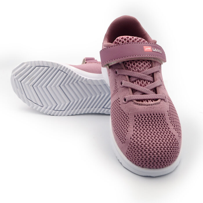 Boys & Girls Sports Mesh Breathable Shoes, Sneakers kasut sukan Pink (9215-Purble) - Image 5