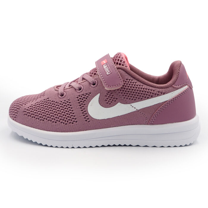 Boys & Girls Sports Mesh Breathable Shoes, Sneakers kasut sukan Pink (9215-Purble) - Image 6