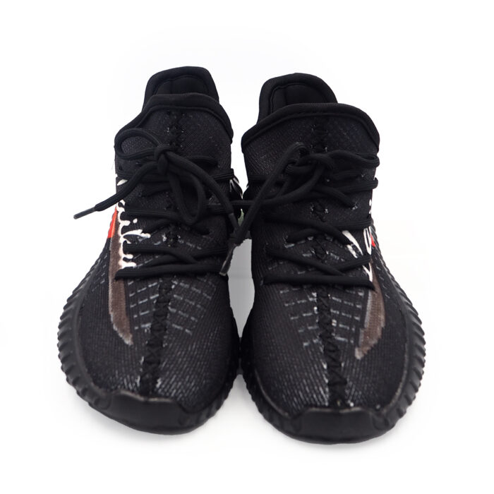 Ready Stock Boys & Girls Fabric Breathable Sneakers , Casual Shoes Kasut - Printed (Laiku 2109 BLACK ) - Image 2