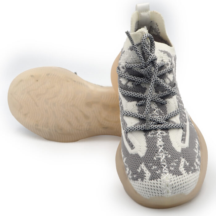 Ready Stocks Boys Mesh Breathable Sports Shoes Fashionable - Casul Shoes( laiku 2102 white gray) - Image 5