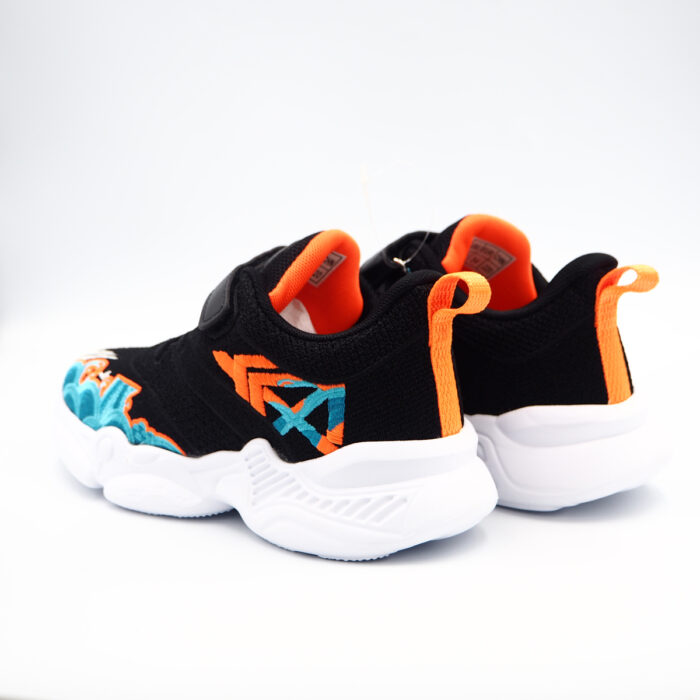 Woven Fabric Blue Orange Running Shoes Eva Outsole for Boys & Girls, Young Children, Women, Wanita Kasukint (kint815-blue orange) - Image 3