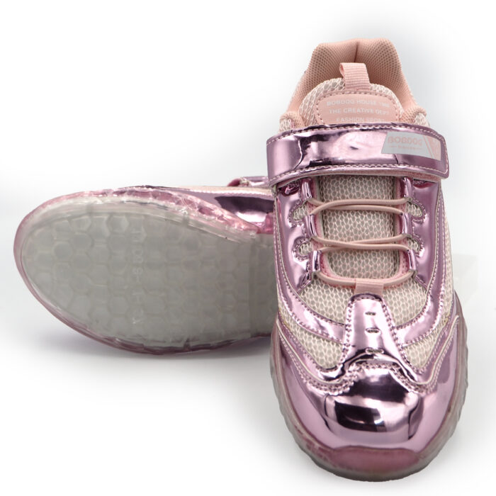 "Girl Shoes Fashion Colorful Beautiful Sneakers Kid Shoes Pink Color,  Shoes  (23358 pink)" - Image 5