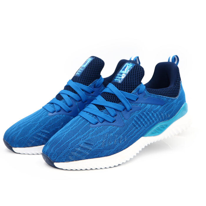 Women &Men Mesh Sport Shoes, Brethable Casula Shoes Comfort Increase Lace-up Non-slip Low-top Running Shoes(04943-Blue) - Image 3