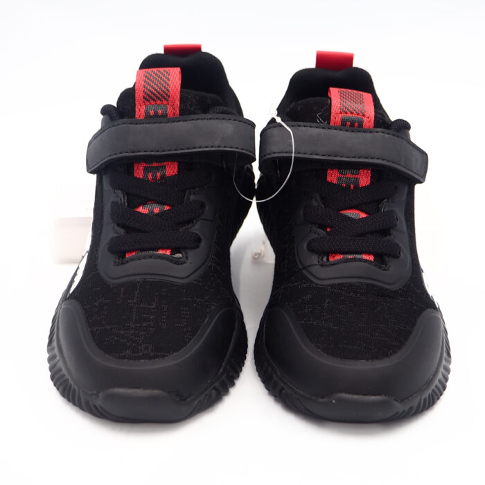 BABERA Black Red Unisex Simple Breathable Sport Shoe Men Women Casual Outdoor Shoes Putars Kasut berlar babera (1091723- black-red) - Image 2