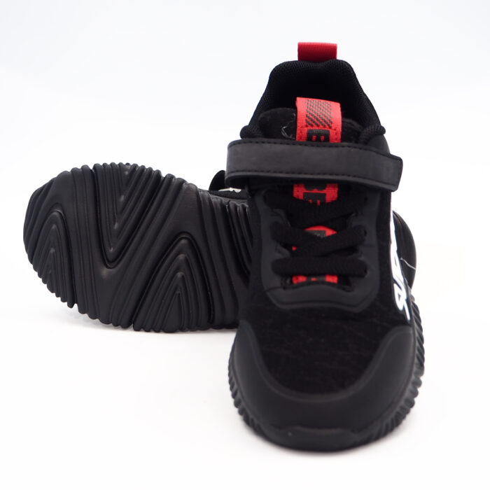 BABERA Black Red Unisex Simple Breathable Sport Shoe Men Women Casual Outdoor Shoes Putars Kasut berlar babera (1091723- black-red) - Image 5