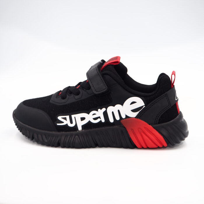 BABERA Black Red Unisex Simple Breathable Sport Shoe Men Women Casual Outdoor Shoes Putars Kasut berlar babera (1091723- black-red)
