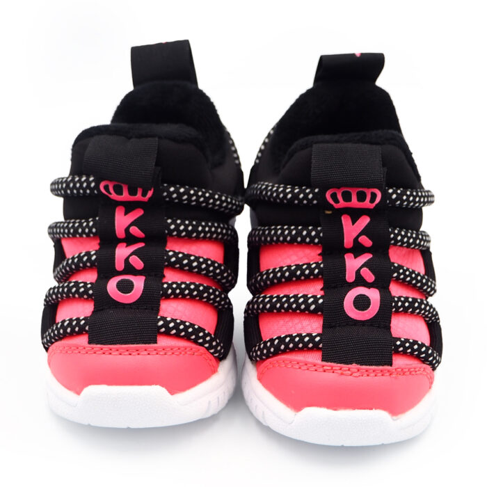 "k5502-1 Babies Shoes soft Attractive, Gentel Design for Girls - Toddler Shoes - Pink " - Image 2