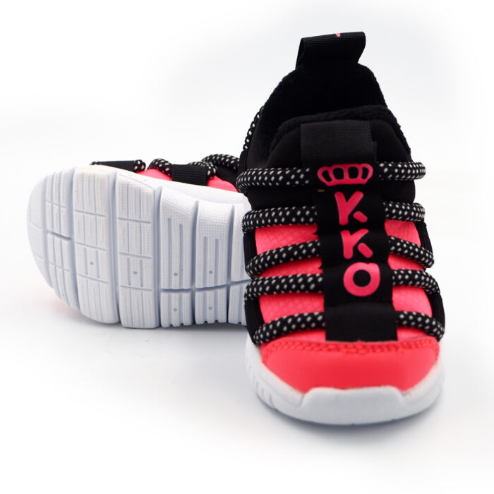 "k5502-1 Babies Shoes soft Attractive, Gentel Design for Girls - Toddler Shoes - Pink " - Image 5