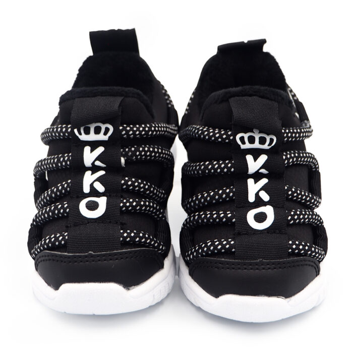 "k5502-1 Babies Shoes soft Attractive, Gentel Design for Boys and Girls - Toddler Shoes - Black " - Image 2