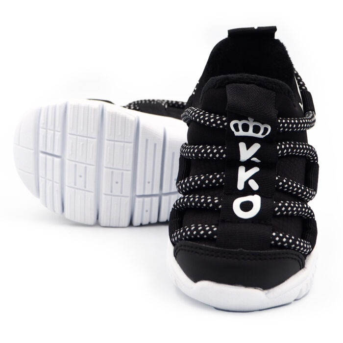 "k5502-1 Babies Shoes soft Attractive, Gentel Design for Boys and Girls - Toddler Shoes - Black "