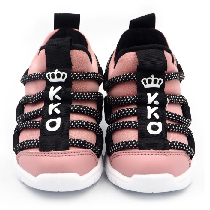 "k5502-1 Babies Shoes soft Attractive, Gentel Design for Girls- Princess - Toddler Shoes - Rose " - Image 2