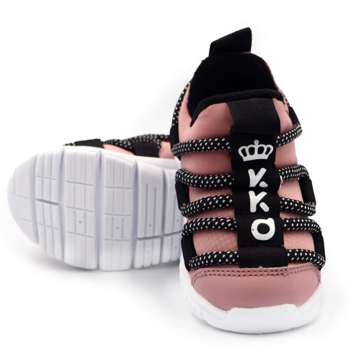 "k5502-1 Babies Shoes soft Attractive, Gentel Design for Girls- Princess - Toddler Shoes - Rose " - Image 5