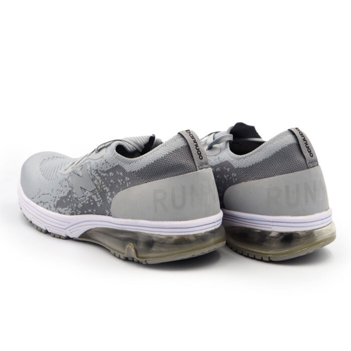 "Womens Running Shoes Sneakers Lace Up Fabric & Soft - Light Weight, Ladies Shoes - (WL663-02-Gray)" - Image 4