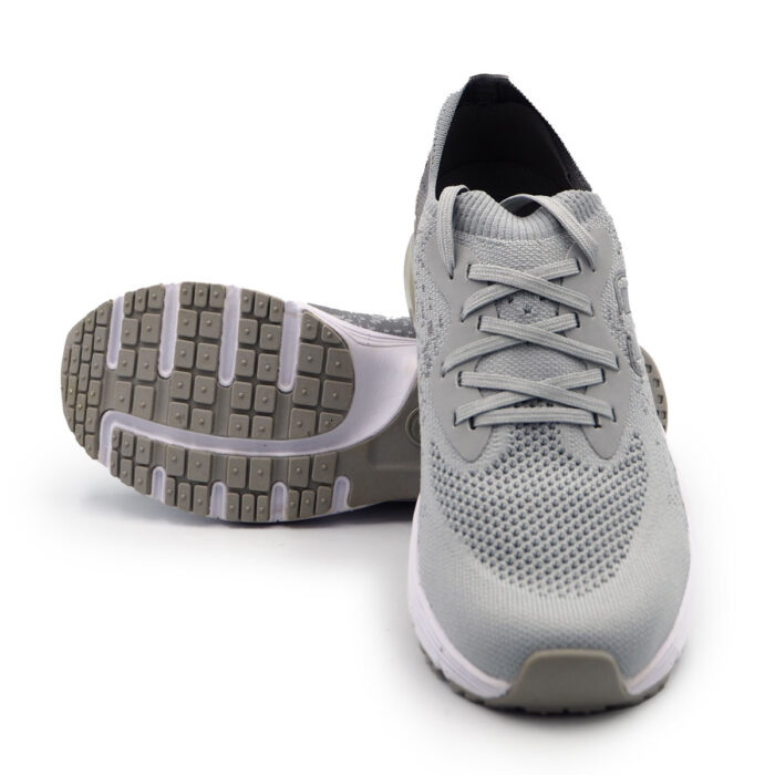 "Womens Running Shoes Sneakers Lace Up Fabric & Soft - Light Weight, Ladies Shoes - (WL663-02-Gray)"