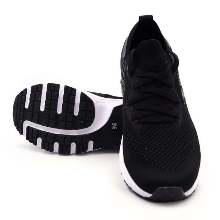 "New Bannuao Womens Running Shoes Sneakers Lace Up Fabric & Soft - Light Weight, Ladies Shoes (Black-wl663-03) " - Image 5