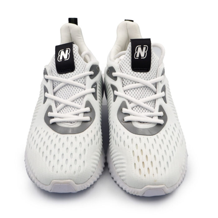 Ladies Shoes - Breathable Cushy Insole - Lce Up - Womens Shoe White (wl 1722-11 - White) - Image 2