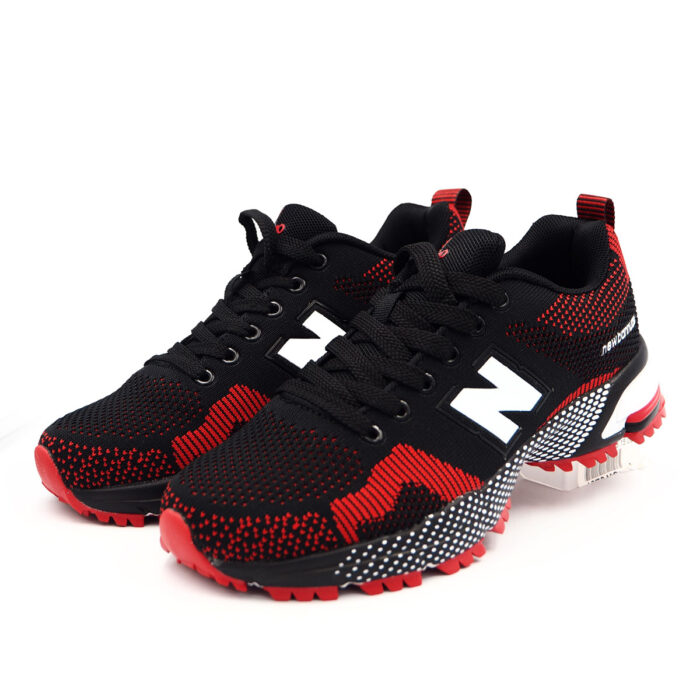 "Couple Outdoor Sport Shoes Running Hiking for Women Men Casul Sneakers (  wl23203-04-red black)" - Image 8