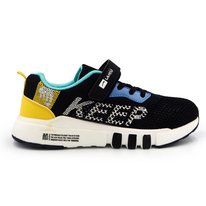 Boy's Sport Shoes, Light Weight, Brethable Black - Blue - Young Kasut Lelaki(9210 - Black Blue) - Image 6
