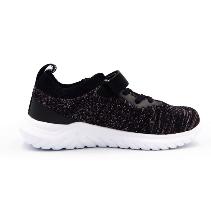 SupportiveStylish  Mesh Sneakers for Women - Girls, Casula and Walk in Kasut Wanita(9209 - black strips) - Image 7