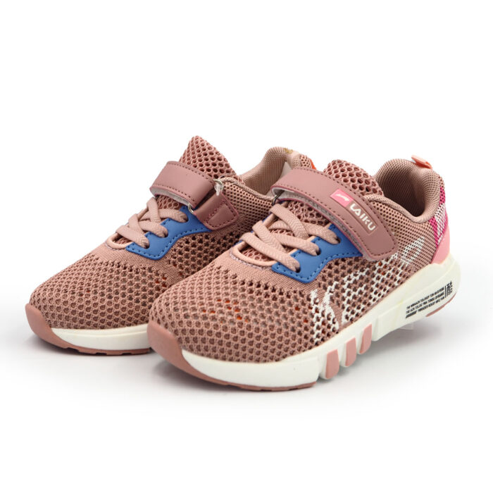 Laiku Pink Mesh Sneakers with White Sole for Girls, Ladies Kasut Wanita (9210- pink)