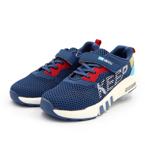 Laiku Blue Mesh Sneakers with White Sole for Boys & Girls , Kasut Wanita - Lelaki (9210- blue)