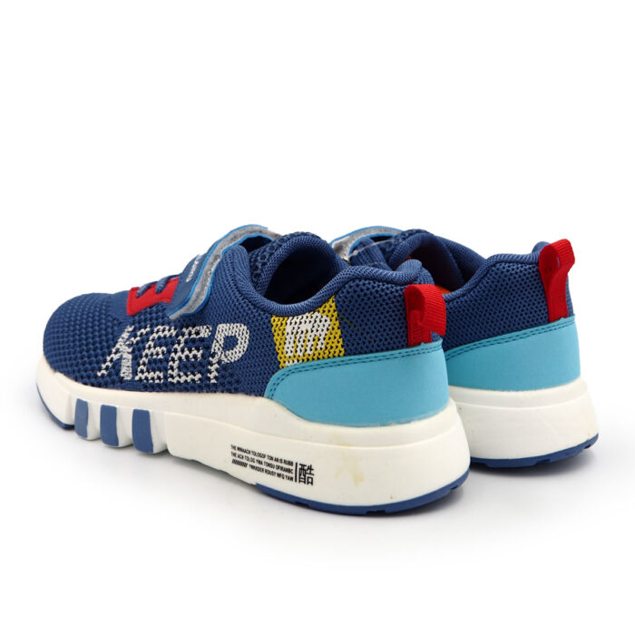 Laiku Blue Mesh Sneakers with White Sole for Boys & Girls , Kasut Wanita - Lelaki (9210- blue) - Image 4