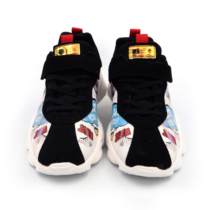 Fashion Sneakers with A PU Printed Upper, EVA Outsole, Lace-Up Closure, (1093679) - Image 2