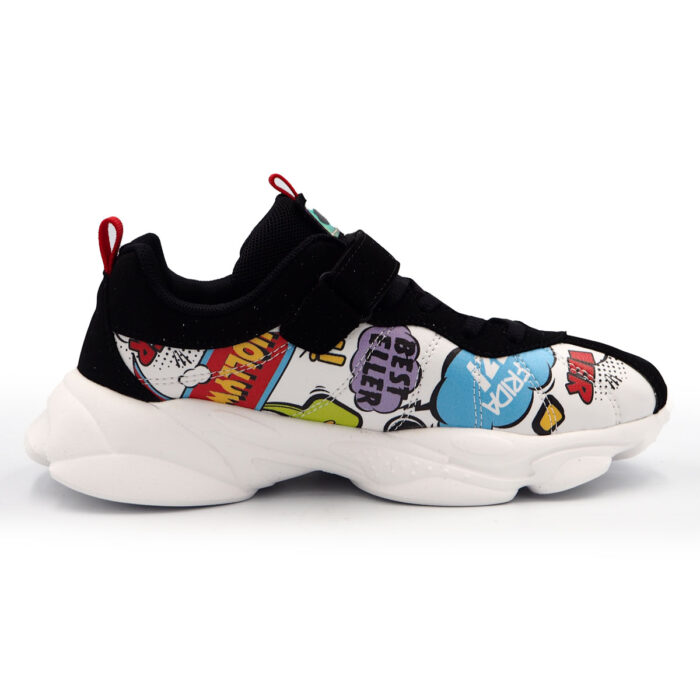 Fashion Sneakers with A PU Printed Upper, EVA Outsole, Lace-Up Closure, (1093679) - Image 7