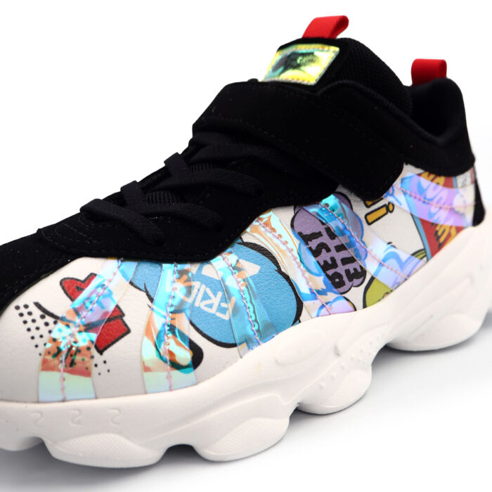 Fashion Sneakers with A PU Printed Upper, EVA Outsole, Lace-Up Closure, (1093679) - Image 8