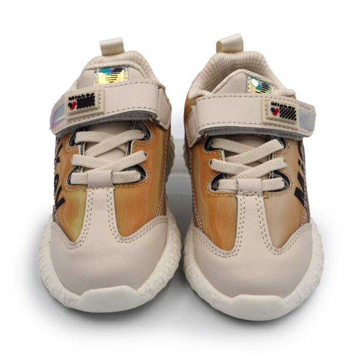 Mickey Boys Stylish School Shoes - Beige Color for Children Age 3 - 7 Years - Kasut Wanita (B - MN2352376 BEIGE) - Image 2