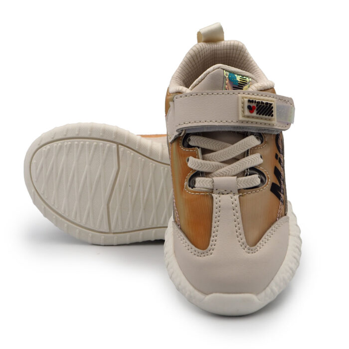 Mickey Boys Stylish School Shoes - Beige Color for Children Age 3 - 7 Years - Kasut Wanita (B - MN2352376 BEIGE) - Image 5