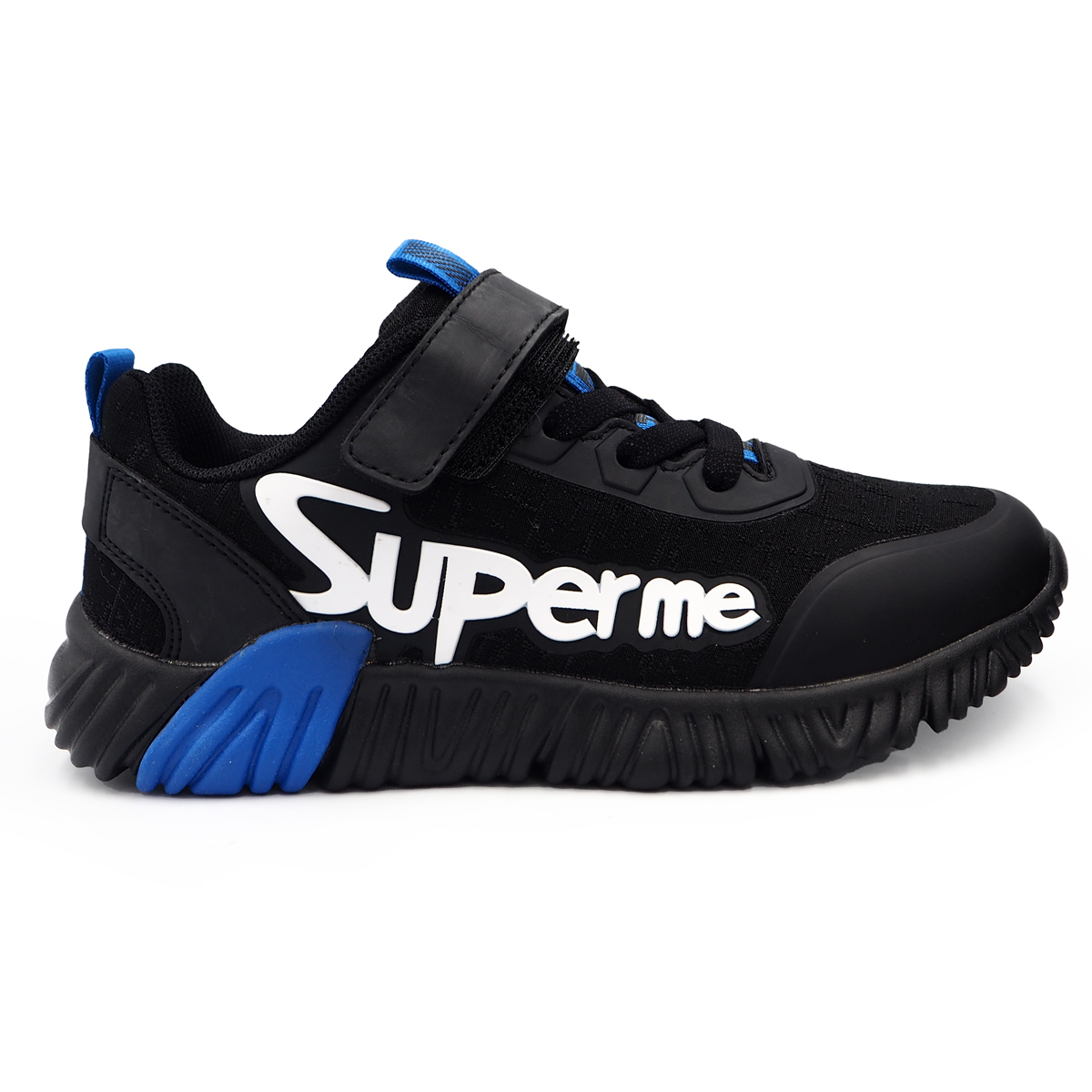 BABERA Black Blue Unisex Simple Breathable Sport Shoe Men Women Casual Outdoor Shoes Putars Kasut berlar babera (1091723- black-blue)
